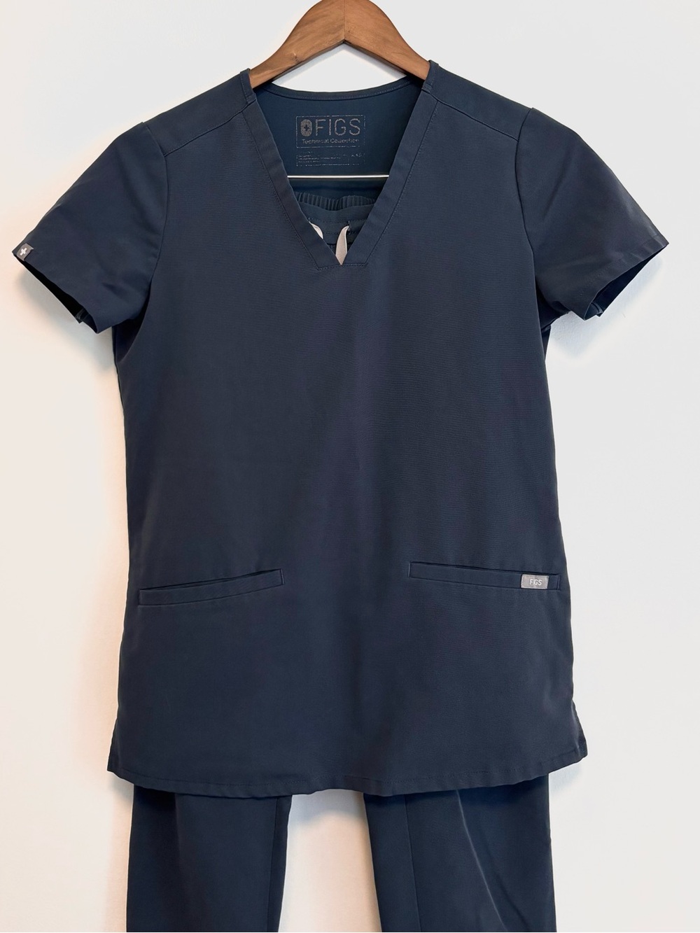 Figs Yola Navy/Charoal Scrub Set XXS
